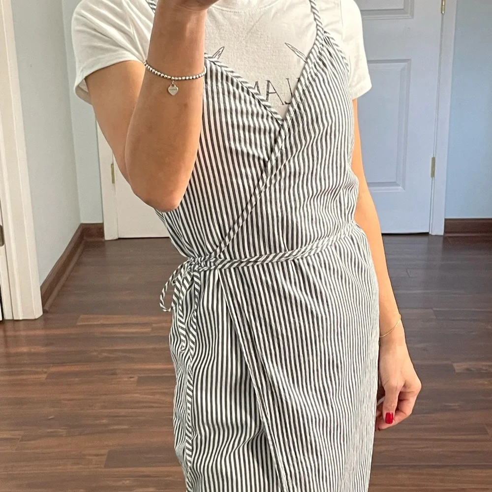 WAIF Striped Wrap Up Dress size S - Picture 4 of 11